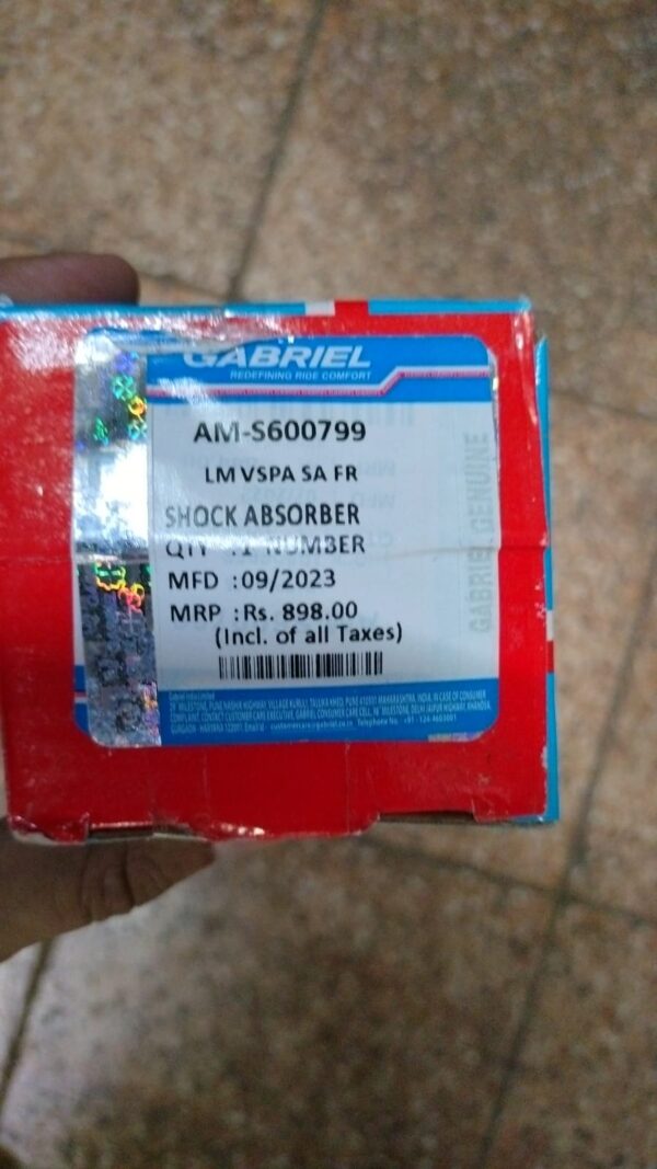 PIAGGIO VESPA SHOCK ABSORBER FRONT (GABRIEL) - AM-S600799 - Image 2