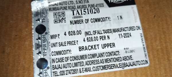 BRACKET UPPER -TA151020