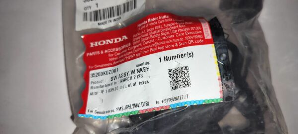 HONDA SWITCH ASSY., WINKER  - 35200-K0Z-D01