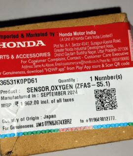 HONDA SENSOR, OXYGEN(ZFAS-S5.1)  - 36531-K0P-D61