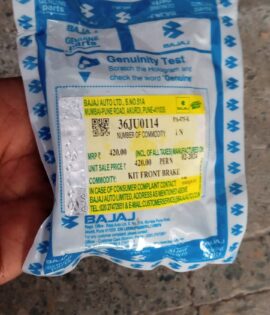BAJAJ -KIT FRONT BRAKE PAD WITH SHIM  -36JU0114