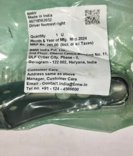 BMW -DRIVER FOOTR   -46718562032