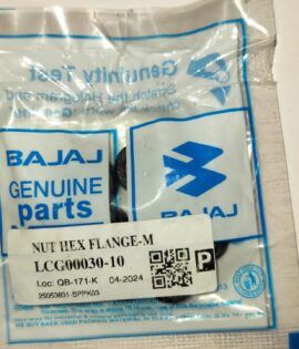 BAJAJ -NUT FLANGED M10 X 1.25-LCG00003