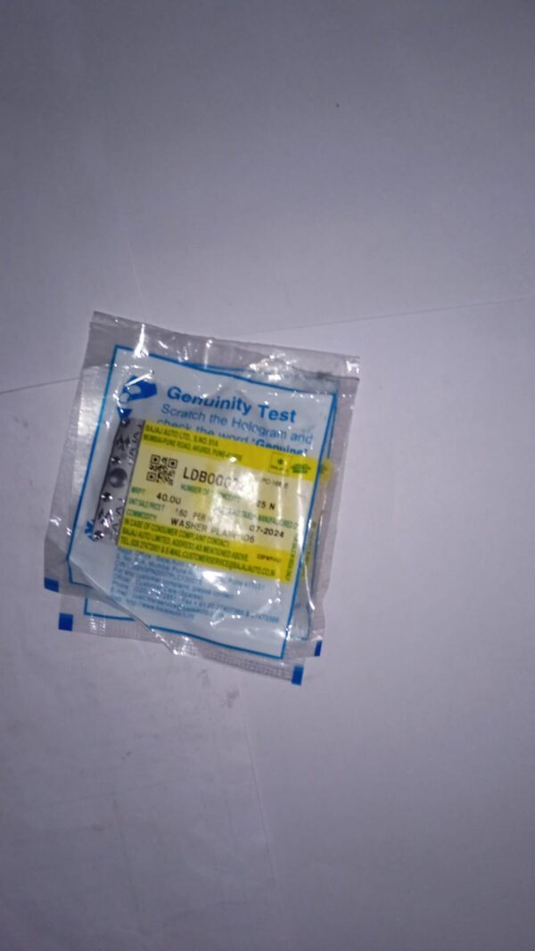 BAJAJ -WASHER PLAIN-ID6.5XOD16XTHK1XBLK -LDB00072