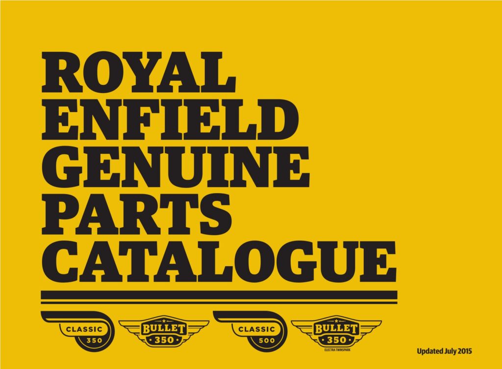 COMBINE MODELS SPARE PARTS CATALOGUE- BULLET 350, ELECTRA, CLASSIC 350 & 500.- BS3