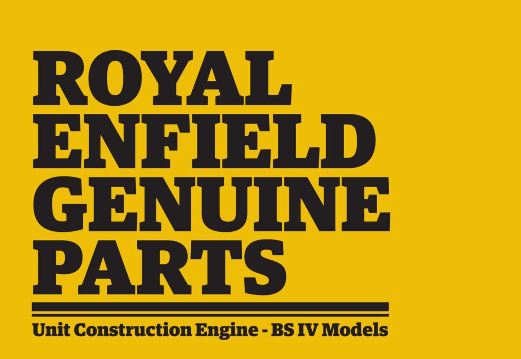 COMBINE ENGINE SPARE PARTS CATALOGUE- BULLET 350, ELECTRA, CLASSIC 350 & 500.- BS4 CATALOGUE